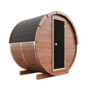 Outdoor Wood Barrel Sauna - 145cm Wide (Best For 2 - 3 People)