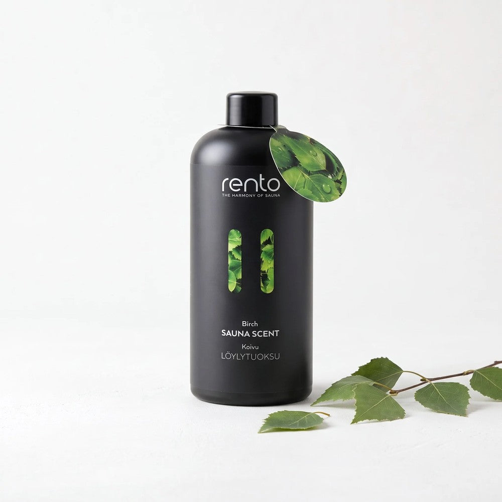 Rento Birch Sauna Fragrance with birch leaves