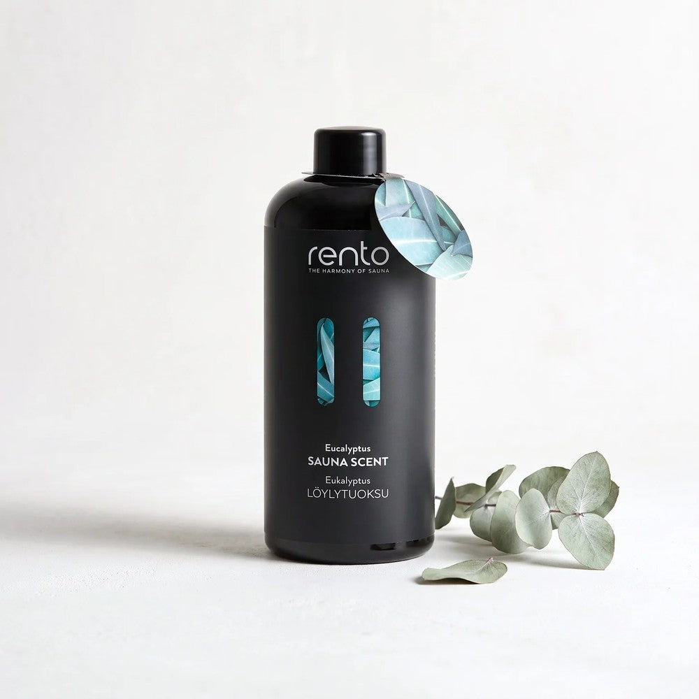 Rento Eucalyptus Sauna Fragrance with eucalyptus sprig