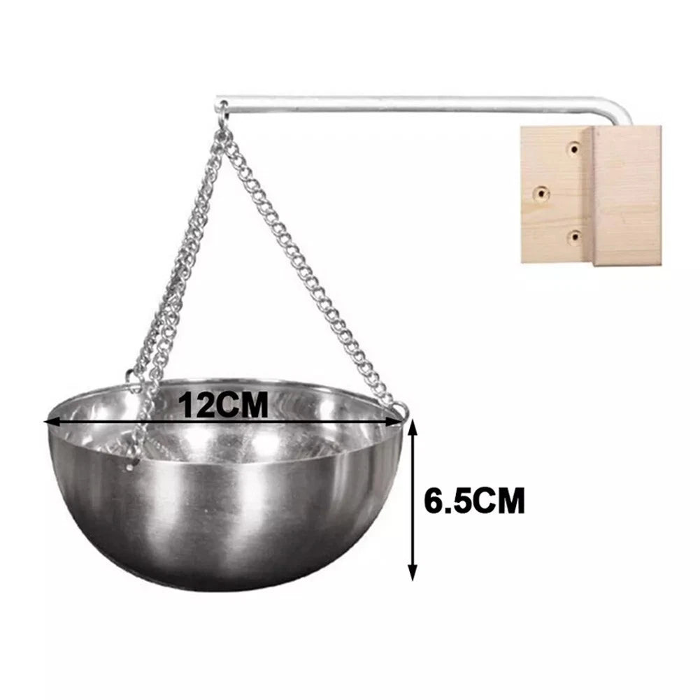 Sauna Aroma Evaporator Cauldron – Stainless Steel Hanging Bowl